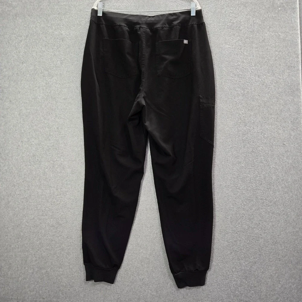 Figs Women Scrub Bottom XL Brown Zamora Jogger Zip Pockets Drawstring READ